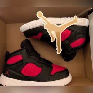 Nike Air Jordan Toddler 7c Black Red White